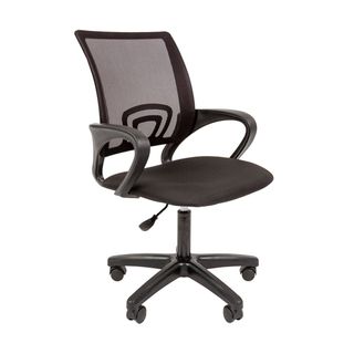 Қызметкерлер креслосы Helmi HL-M96 R, мата, тор, қара / Қызметкерлерге арналған креслолар