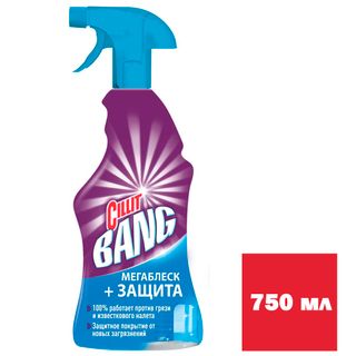 Средства для удаления извести, налета Cillit Bang"Мегаблеск+защита", 750 мл / Средства для удаления ржавчины