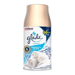 Ауыстырмалы баллондар Glade "Таза зығыр балғындығы", 269 мл / Диспенсерге арналған баллондар