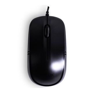 Мышь проводная оптическая Delux DLM-136OUB, 3 кнопки, 1000 dpi, USB, черная / Мыши проводные