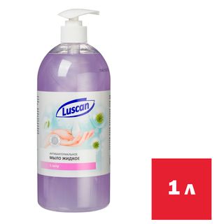 Сұйық сабын Luscan "Бактерияға қарсы", мөлшерлегішпен, 1 л / Сұйық сабындар