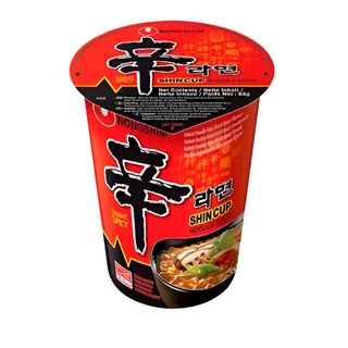Лапша быстрого приготовления Nongshim "Shin Cup Noodle", стакан, 70 гр / Еда быстрого приготовления